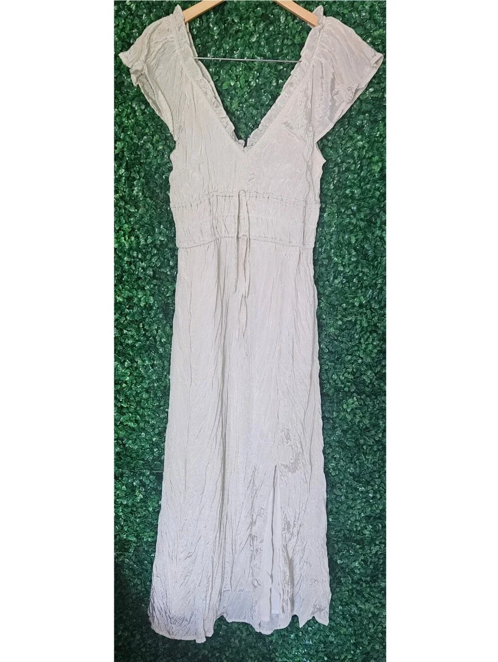 J. Crew Palermo Dress in Viscose-Blend Crinkle